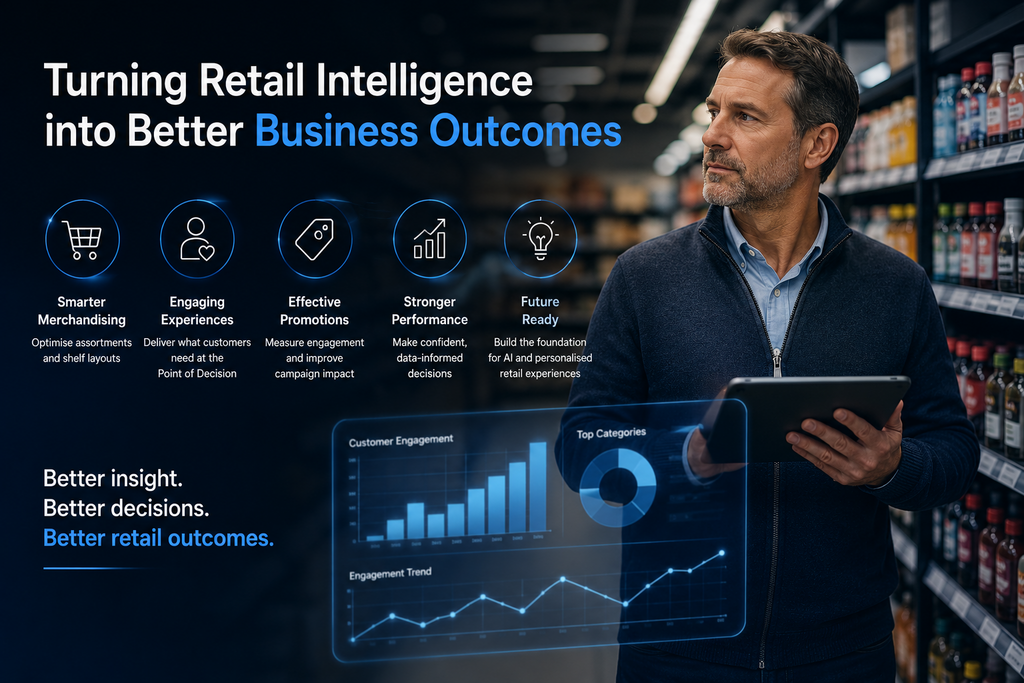 Retail executive using customer engagement insights and Retail Intelligence to improve merchandising, promotions and business performance.